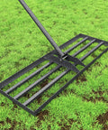 Lawn Leveling Rake 30x10 Heavy Duty With Anti Rust Coating And Adjustable Handle Effort Saving Leveler For Lawns Yards Gardens Farms