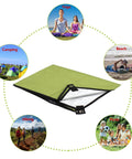 Rugged 118 By 118 Inch Waterproof Camping Tarp With 3000mm PU Coating For Tents Hammocks And Ground Coverage The Go To Shelter