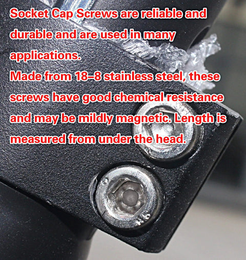 Top Shelf M3 X 8 MM Socket Head Cap Screws Built From Corrosion Resistant 188 Stainless Steel For Heavy Duty Equipment Repair and Rock Solid Grip Ready To Handle Demanding Workshop Needs detailed view of stainless steel screw head.