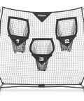 Six By Six Foot Football Throwing Net For QB Training And Passing Accuracy With Three Target Pockets Simulating Prime Receiving Areas