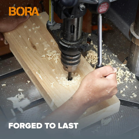 Heavy Hitter 35 Mm Forstner Drill Bit With Tough 10 Mm Round Shank And 90 Mm Reach For zero hassle woodworking drilling into wood.