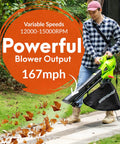 Man using 3 In 1 Leaf Blower Vacuum Mulcher For Quick Yard Cleanup With 10 Amp Electric Motor And 10 Gallon Collection Bag