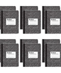 Wide Ruled Composition Notebooks Pack Of 12 With Black Marble Covers 100 Sheets Each Durable School Notebooks For Classwork Homework Journaling Lab Notes Home School And Office Tasks Back To School Ready