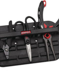 Three Slot Magnetic Tool Holder For Boat Black Rugged Plastic Mount Keeps Your Tools Handy With Strong Magnets Tools Not Included.