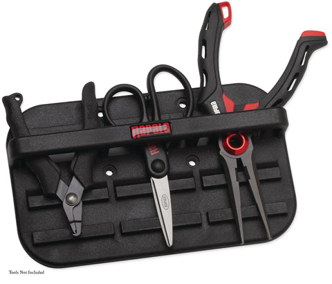 Three Slot Magnetic Tool Holder For Boat Black Rugged Plastic Mount Keeps Your Tools Handy With Strong Magnets Tools Not Included.