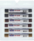Fil Stik Repair Pencils 12 Pack Multicolor Putty Sticks For Quick Wood Touch Ups No Heat Needed Rub In Wipe Off Fade Resistant Colors