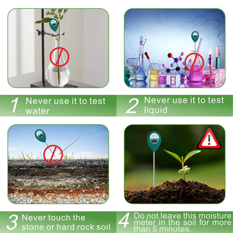 Long Probe Soil Moisture Meter For Deep Read And Plant Nerds Approved Water Level Sensor Hygrometer instruction guide image