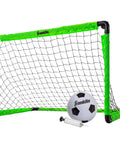 3-Foot Neon Green Insta Soccer Goal Set With Mini Ball And Pump All In One Kids Soccer Goal For Backyard Practice Portable 36x24x24 Inches Easy Quick Set Up Perfect For Toddlers And Beginners