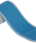Therapeutic Nylatex Wrap For Cold Packs And Muscle Stimulators, 2.5 inch wide by 36 inch long, blue rubberized latex with Velcro