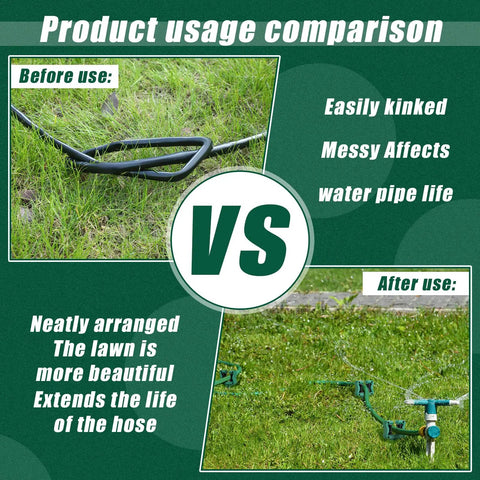 Heavy Duty Garden Hose Guides For Outdoor Hydration No Sweat Stakes Keep Your Yard Spotless And Plants Secure Shields Hose From Kinks Or Dragging Backyard Staple Quick Insert Build Includes Ten Pieces