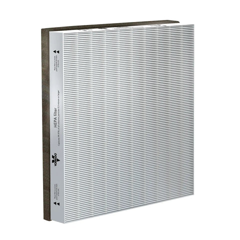 True HEPA Air Purifier Filter For Vornado Models AC300 AC350 AC500 AC550 PCO200 PCO300 PCO375DC PCO500 PCO575DC Captures 99.97 Percent Of Particles 0.3 Microns Or Bigger Disposable Replacement Easy Fit, vertical view