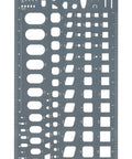 TP8 cutting template from Assorted Model Kit With Oval And Square Cutting Templates And DIY Hobby Set For 14 Plus Multi Color Parts