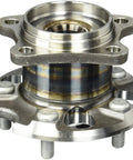HA590338 Wheel Bearing And Hub Assembly Drop In Replacement For Cars And SUVs Heavy Duty Sealed Unit shown in metal finish