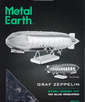 Packaging of Graf Zeppelin 3D Metal Model Kit For Hobbyists And DIYers Unassembled Metal Craft Project With Easy Step By Step Instructions