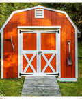 Wooden shed with Two Pack Oversized 26 And A Quarter Inch Heavy Duty Black T Shaped Door Hinges With Screws Rustic Flush Mount