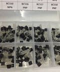 Transistor Assortment Kit With 10 Value Sets 20 Pieces Each In TO92 DIP Box Includes BC327 BC337 BC517 BC547 BC548 BC549