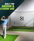 Limited Edition Black Golf Practice Net With Large 10 Ft By 7 Ft Hitting Space Pro Grade Personal Driving Range For Indoor Or Outdoor Use Sturdy Frame Durable Net Backyard Ready Training Facility