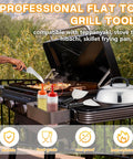 Griddle Accessories Kit 20 Piece Flat Top Grill Tools Set With Spatulas And Melting Dome For Camping Teppanyaki BBQ Outdoor Cooking
