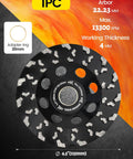 4.5 Inch Diamond Cup Wheel For Aggressive Concrete Grinding And Coating Removal 30 To 40 Grit With Seven Eighths Inch Arbor