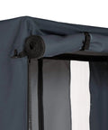 Heavy Duty Garage Shelf Cover With Weather X Fabric, Water-Resistant Backing, rollup back panel, Tough-As-Nails shield