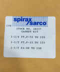 Label of One And A Half Inch Gasket Kit For FT 15 Series Float And Thermostatic Steam Trap 3 Pack Complete Gasket Sets 58127