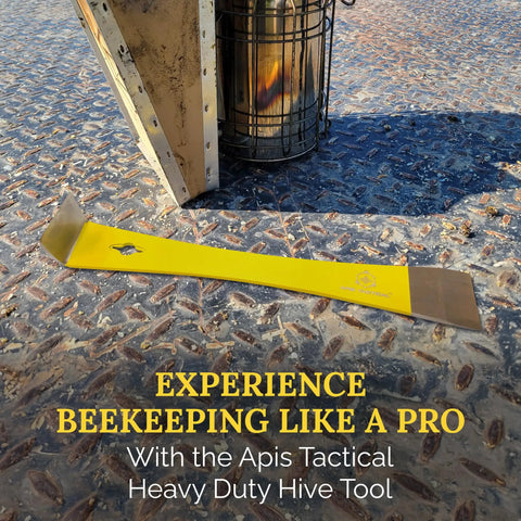 Heavy Duty Beehive Tool For Beekeeping Prying Lifting And Scraping With 3 Point 5mm Thick Heat Treated Stainless Steel tool