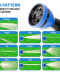 Heavy Duty Workhorse Wall Mounted Retractable Garden Hose Reel With 50 Ft Reach Half Inch Quick Connect 10 Pattern Sprayer