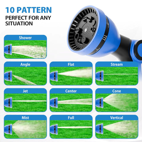 Heavy Duty Workhorse Wall Mounted Retractable Garden Hose Reel With 50 Ft Reach Half Inch Quick Connect 10 Pattern Sprayer