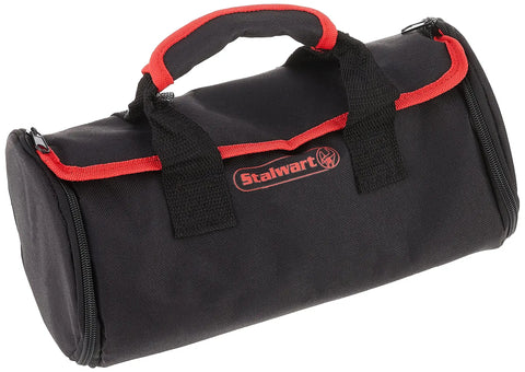 86 Piece Household Hand Tool Set with Roll Up Bag for Home or Car includes screwdrivers, pliers, wrenches, and sockets in carry case
