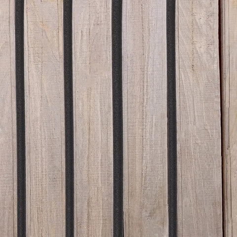 Premium Heavy Duty Black Foam Backer Rod Expansion Joint Fillers in gaps between wooden planks on a fence.