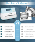 Comparison of Electric Die Cutting Machine A4 With 9 Inch Automatic Embossing Starter Kit 110V 200W and manual cutter