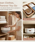 Kick Laundry Day To The Curb With This Portable Folding Mini Washer Offering Straight Up Fresh Results In A Sixteen Liter Drum for easy storage.