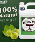 100 Percent Pure Tung Oil For Food Safe Premium Waterproof Wood Finish And Sealer For Indoor And Outdoor Projects 128 Fl Oz 2 Pack