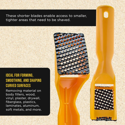 Two And A Half Inch Shaver Blade Holder Set With Handles, 2 Pack, Includes Five Replacement Blades, Handy Surform Rasp Tool