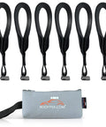 Six Pack Rooftop Cargo Tie Down Hooks For Securing Any Car Top Luggage Waterproof And Door Frame Mounted Straps with storage bag
