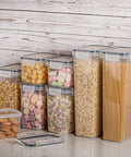 32-Piece Airtight Food Storage Containers Set BPA Free Plastic Canisters With Lids For Cereal, Dry Food, Flour And Sugar