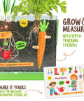 Root Viewer Plant Growing Kit for Kids See Through Planter STEM Science Toy with depth-tracking stickers and guide