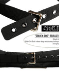 13.86 Pounds Diving Weight Belt With Quick Release Buckle For Saltwater Dives, close-up of durable buckle resisting corrosion