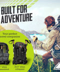 Lightweight 7075 Aluminum Trekking Poles For Men Women And Seniors Collapsible Hiking Sticks with backpack