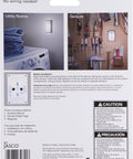 Back packaging of Wireless LED Light Switch Tap Light Battery Powered 100 Lumens Peel And Stick Portable Lighting