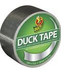 Metallic Chrome Duct Tape Roll 1.88 Inches By 15 Yards For Quick Fixes And Handy Craft Projects, side view of roll