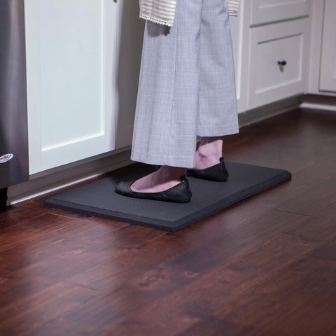 Anti Fatigue Standing Mat With Air Soft Ergonomic Design For Standing Desks And Kitchen Use, Cushioned Non Slip Floor Mat, 1 Inch Thick, 36 By 24 Inches, Easy Clean And All Day Comfort