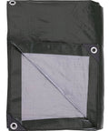 Heavy-Duty Waterproof Tarp 30x40 Ft Finished Size 29 Ft 2 In By 39 Ft 4 In 8 Mil Reversible Multi-Use Green Silver Outdoor Cover