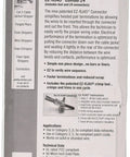 EZ-RJ45 Combo Crimp Tool Kit with 24 RJ-45 Connectors in clamshell packaging, silver finish, rear packaging view.