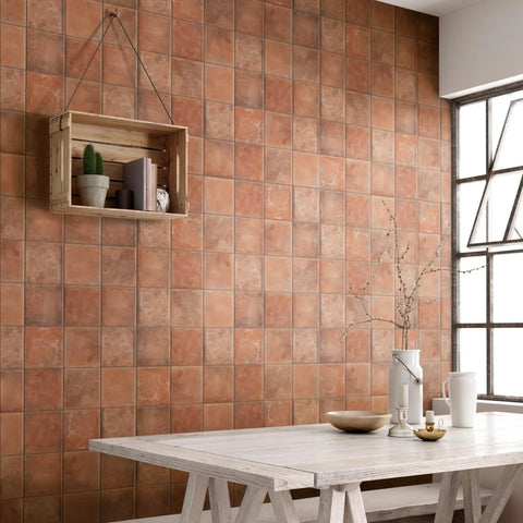 Porcelain Floor And Wall Tile Eight And Three Quarters Inch Square Glazed With A Medium Textured Finish And Low Sheen PEI III Rating