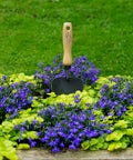 Potting Trowel Built Tough Heavy Duty Garden Tool With Extra Large Curved Blade Tempered Boron Steel Blade Ash Wood Handle 11 Inch Length