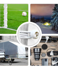 Various uses of 6 Inch Heavy Duty 5mm Ball Bungee Canopy Cords Set 100 Pieces White Durable Elastic Ties for Tents Gazebos