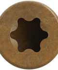 Top Shelf Low Profile Finish Trim Screws For Fast Carpenter Jobs Without The Protruding Head Hassle, brown finish, countersunk head design.