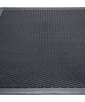Outdoor Scraper Floor Mat 3 By 5 Ft Natural Rubber Durable Shoe Scraper With Beveled Edges Traps Debris In The Base
