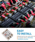 Fast Switching 25A Solid State Relay For DC To AC DIY Projects, DC 3 To 32V Input, AC 24 To 380V Output, installation view